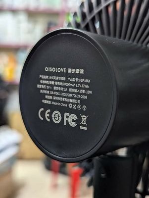 Xiaomi AISOLOVE F5 Pro Rechargeable Fan 4000mah With Swing & Extendable_img_2