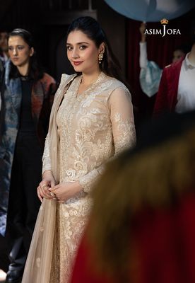 Asim Jofa - Embroidered Javeria Net 3 Pcs_img_5