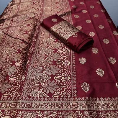 Japani Silk Skin Print Sharee with Blouse Piece_img_0