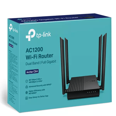 TP-Link Archer C64 AC1200 1200mbps Dual-Band Wireless MU-MIMO Gigabit WiFi Router_img_2