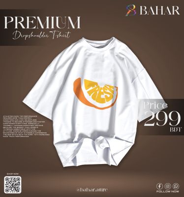 Oversized T-Shirt (Fresh Orange)_img_2