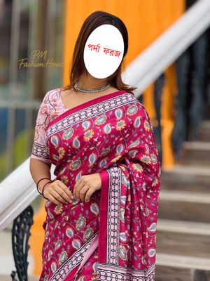 ডিজিটাল প্রিন্ট শাড়ি (ব্লাউজ সহ)_img_2