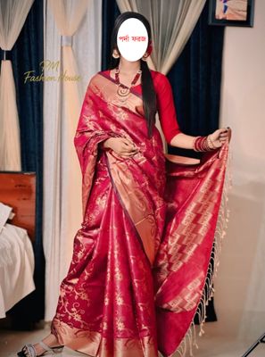 সফ্ট সিল্ক কাতান শাড়ি (ব্লাউজ ছাড়া)_img_1