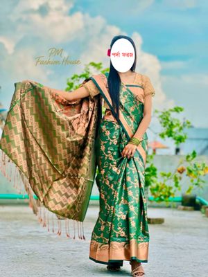 সফ্ট সিল্ক কাতান শাড়ি (ব্লাউজ ছাড়া)_img_1
