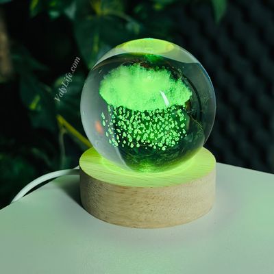 Rain In Cloud 3D Crystal Ball Night Light_img_1