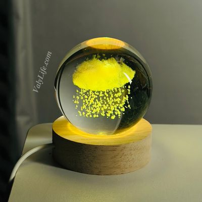 Rain In Cloud 3D Crystal Ball Night Light_img_2