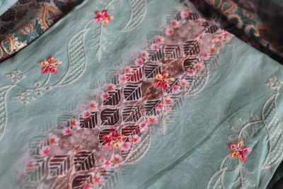 Womens Light Teal Premium Embroidery Three Piece_img_2