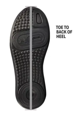 Men's Ua Surge 3 Running Shoes Black Size US 8, US 8.5_img_3