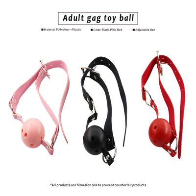 Safety Silicone Restraints Mouth Gag Ball Adult Sex Games BDSM Bondage Bondage Slave Ball Erotic Sex Toys For Woman Couples_img_4