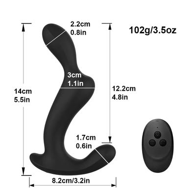 Prostate Massager Anal Vibrator Testicle Anal Stimulator Anal Butt Plug Cock Vibrator Male Masturbator Anus Sex Toys For Men Gay_img_2