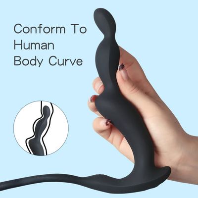 Vibrator Prostate Massager Male Anal Plug Wireless Vibrator Wear Stimulate Massager Delay Ejaculation Penis Ring Sex Toy for Men_img_1