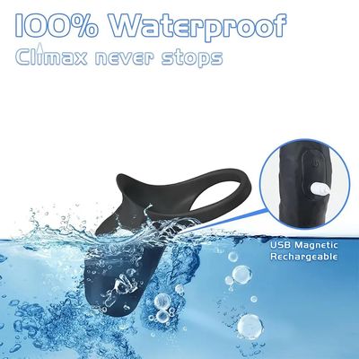 Vibrating Penis Sleeve Cock Ring Adult Sex Toys for Men Women Penis Ring Vibrator G-Spot Stimulation Male Couple Sex Toy_img_1