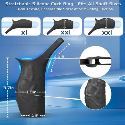 Vibrating Penis Sleeve Cock Ring Adult Sex Toys for Men Women Penis Ring Vibrator G-Spot Stimulation Male Couple Sex Toy_img_4