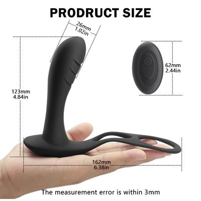 Male Prostate Massage Vibrator Anal Plug Wireless Control Wear Silicone Stimulate Massager Delay Ejaculation Ring Toy for Men_img_2