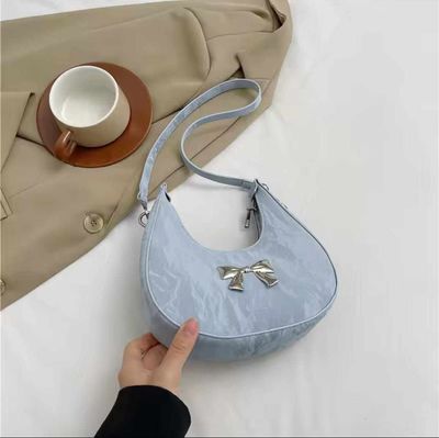 Metal bow crossbody bag👜Metarial_img_3