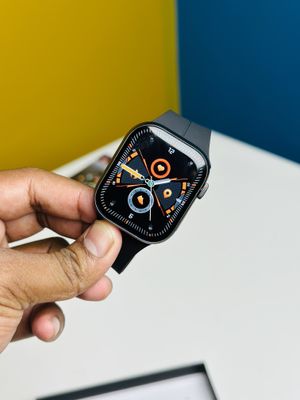 HW9 Pro Max Smart Watch (3 Straps In 1) – Orange Color_img_3