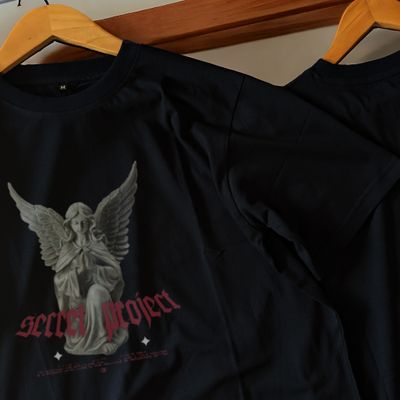 secret project Black oversized t-shirt_img_0