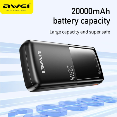 Awei P13K 22.5W PD Power bank 20000mAh Fast Charging_img_0