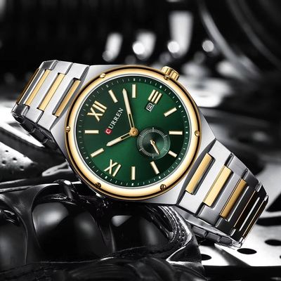 CURREN 8471 New Luxury Luminous Calendar Waterproof Men's Quartz Watches Original Casual Wrist Watch Stainless Steel Clock Reloj_img_2