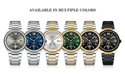 CURREN 8471 New Luxury Luminous Calendar Waterproof Men's Quartz Watches Original Casual Wrist Watch Stainless Steel Clock Reloj_img_3