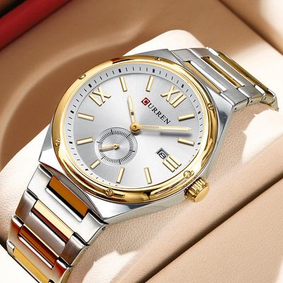 CURREN 8471 New Luxury Luminous Calendar Waterproof Men's Quartz Watches Original Casual Wrist Watch Stainless Steel Clock Reloj_img_8