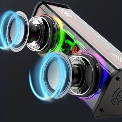 V8 dual, transparent, Bluetooth speaker_img_1