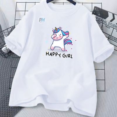 লেডিস টিশার্ট (Happy Girl) (৫ টি কালার আছে)_img_0