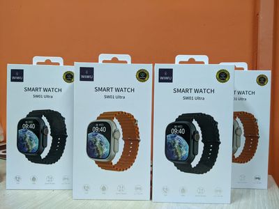 WiWu SW01 Ultra Bluetooth Calling Smart Watch- Black (IP68, Sports Modes, 2.1″ HD IPS)_img_1