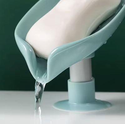 Portable Anti-slip Soap Holder Leaf Shape - লিফ শেইপ পোর্টেবল সোপ হোল্ডার_img_2