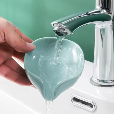 Portable Anti-slip Soap Holder Leaf Shape - লিফ শেইপ পোর্টেবল সোপ হোল্ডার_img_3