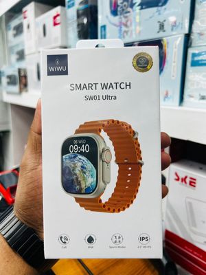 WiWu SW01 Ultra Bluetooth Calling Smart Watch- Orange (IP68, Sports Modes, 2.1″ HD IPS)_img_1
