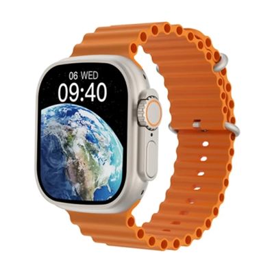 WiWu SW01 Ultra Bluetooth Calling Smart Watch- Orange (IP68, Sports Modes, 2.1″ HD IPS)_img_0