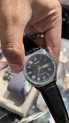 Casio MTP-V006L-1B analog men's watch black dial_img_0