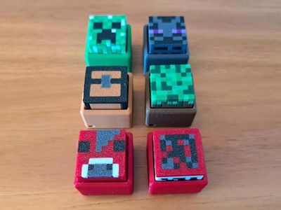 Minecraft Themed Switch Tester Keychain with Switch_img_0
