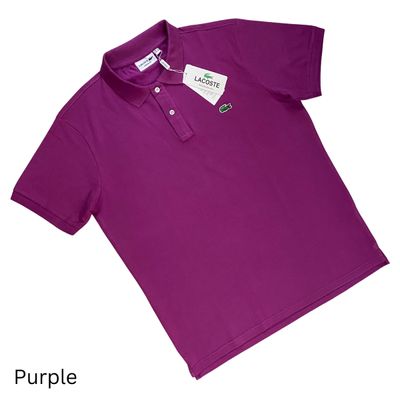 Lacoste Men's Purple Polo T-shirt_img_1
