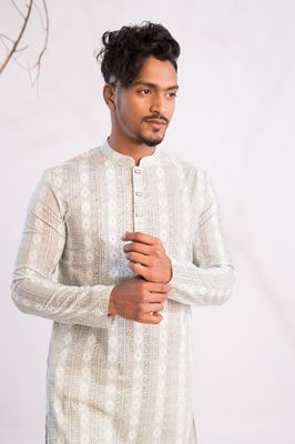 Exclusive Men’s Glossy Printed Panjabi(PJB-008)_img_0
