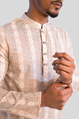 Exclusive Men’s Glossy Printed Panjabi(PJB-007)_img_1