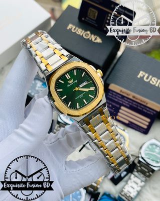 Success Way Dual Tone Green Dial L208 Authentic Watch_img_0