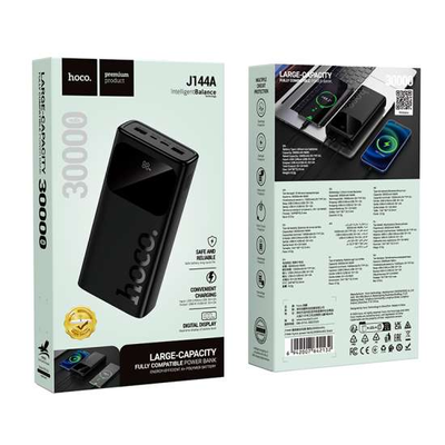 HOCO. Power Bank J144A Fast Charge 30000mAh PD Type-C 20W and 2XUSB-A with Digital Led Display ._img_0