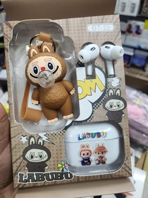 Labubu GT-23 Wireless Earbuds With Cute Cartoon Toy_img_1