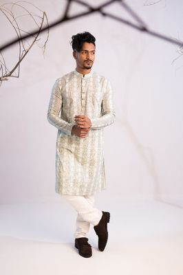 Exclusive Men’s Glossy Printed Panjabi(PJB-008)_img_2