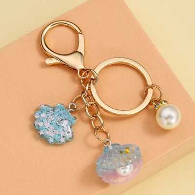 Pearl & Petals Charm Keychain_img_1