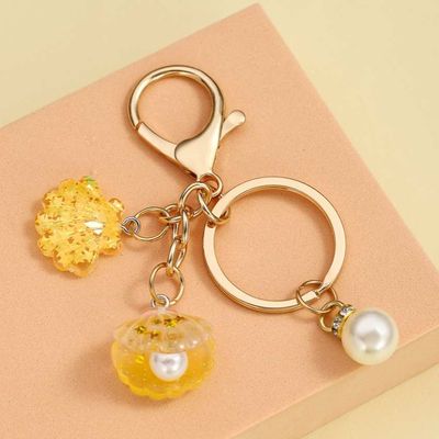 Pearl & Petals Charm Keychain_img_2