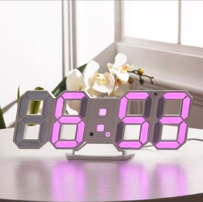 3D LED Digital Wall & Table Clock with Alarm, Date & Temperature Display_img_0