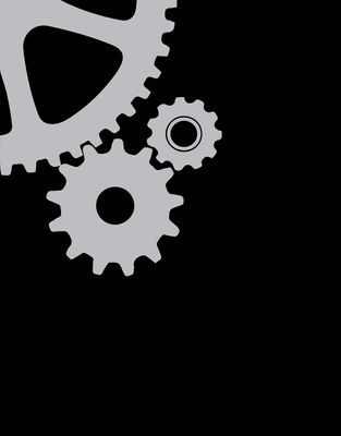 Gear (Black) - 200 Page Notebook_img_0