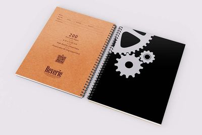 Gear (Black) - 200 Page Notebook_img_5