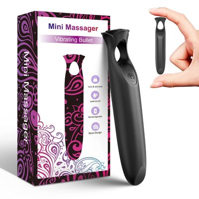 Rose lipstick Vibrator Silica gel female masturbation stick vibrator Interesting tease adult sex toys shop_img_4