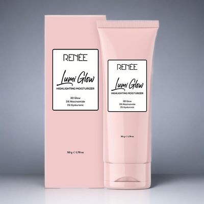 RENEE Lumi Glow Highlighting Moisturizer | Enriched with 3% Niacinamide & 1% Hyaluronic Acid | Prevents Photoaging & UV Damage | Reduces Pigmentation, Fine Lines & Wrinkles | Non-Sticky | Glowing Skin | 50g_img_0