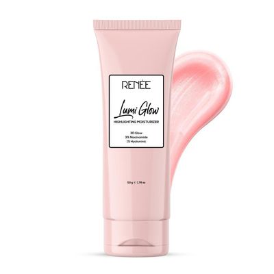 RENEE Lumi Glow Highlighting Moisturizer | Enriched with 3% Niacinamide & 1% Hyaluronic Acid | Prevents Photoaging & UV Damage | Reduces Pigmentation, Fine Lines & Wrinkles | Non-Sticky | Glowing Skin | 50g_img_1