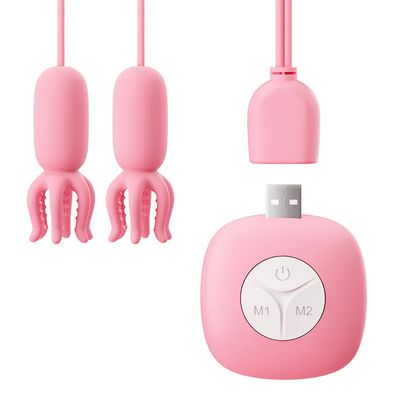 Nipple Clip Vibrator Self Pleasure Sex Toy for Women Octopus Stimulator Breast Tease Stimulating Toy Female Masturbation_img_0